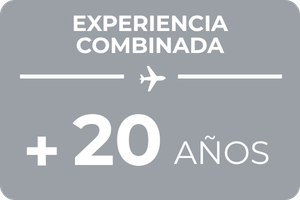 Badge: Combined experience of over twenty years